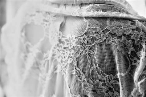 Free Images Black And White Floral Lace Wedding Dress Bride