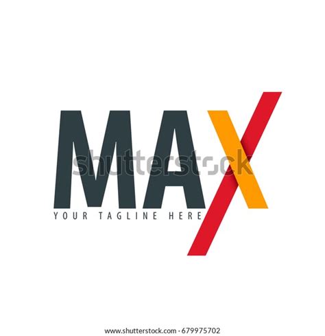 Initial Letter Max Design Logo Stock Illustration 679975702