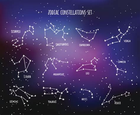 Hand Drawn Zodiac Constellations Wall Mural Murals Your Way