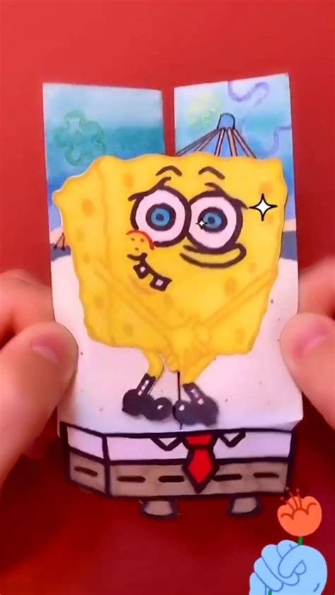 Sponge Bob Squarepants Inspired Craft Idea For Kids Diy Ts Crafts