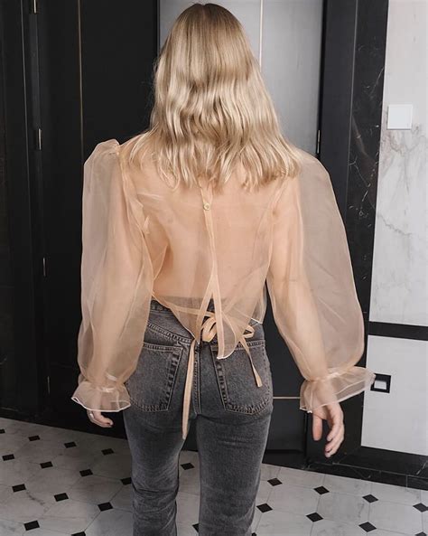 10 Sheer Blouses That Are Perfect For A Night Out Fashion Fashion
