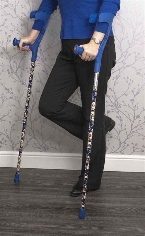 Deluxe Patterned Forearm Crutches Life And Mobility