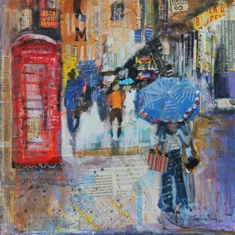 Sylvia Paul Whitehall London Abstract City Landscape Painting