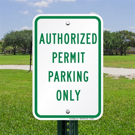 Authorized Parking Only Sign Sku K