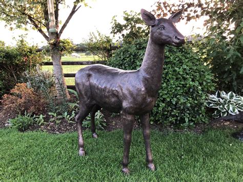 Bronze Deer Sculpture Bronze Deer Statue