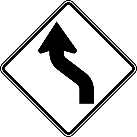 Black And White Traffic Signs