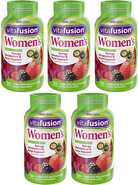 Vitafusion Womens Gummy Vitamins 150 Count 5 Bottles