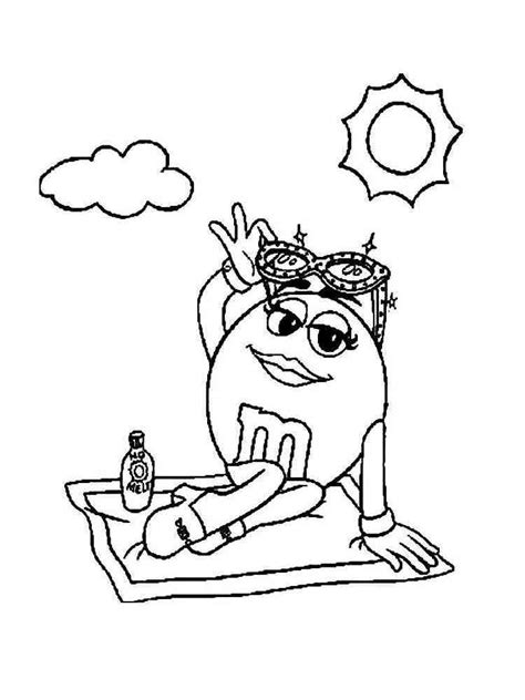 Mandms Coloring Pages