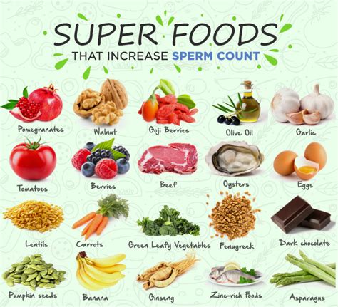 20 Fertility Foods That Increase Sperm Count And Semen Volume