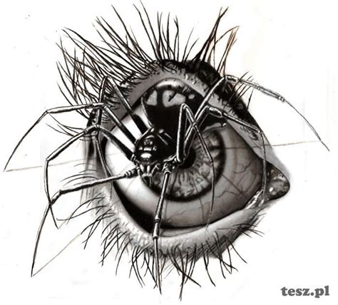 Under The Eyelid By Teszu On Deviantart Eyeball Art Creepy Drawings