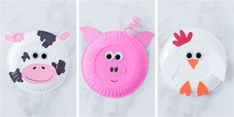 Paper Plate Farm Animals Made To Be A Momma