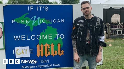 Gay Hell Us Town Re Named To Protest Lgbt Flag Ban Bbc News