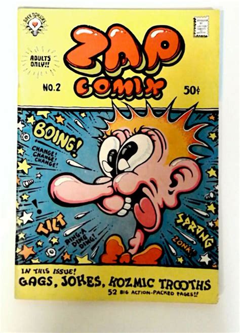 Zap Comix Underground Comix Nd Print R Crumb And Gang Classic Comic Comic Books
