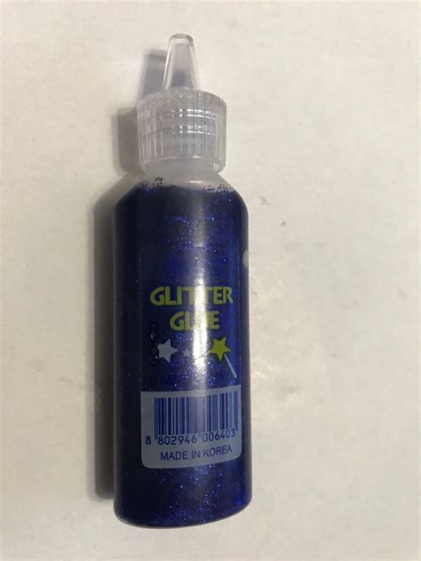 Glitter Glue Large Bottlepen 22ml Amos Ebay