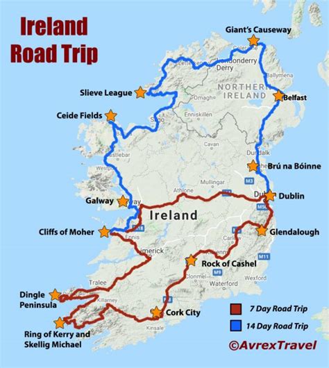 Ireland Self Drive Tour Your 7 Day To 14 Day Itinerary Avrex Travel