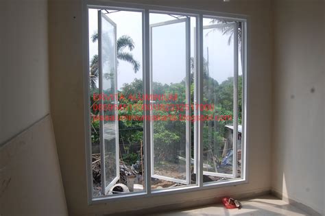 Inspirasi kaca jendela minimalis untuk desain rumah. Pintu Spadrel Frame Aluminium dan Jendela Kaca 5mm Frame ...