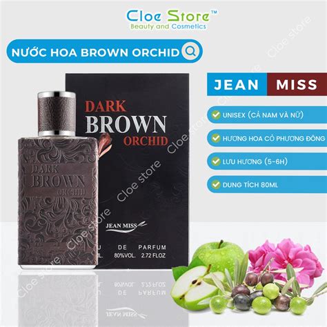 Nước Hoa Nam Jean Missdark Brown Orchiddark Black Homme 80ml Hàng Nội