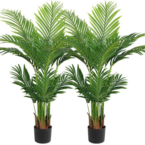 Buy Viagdo Artificial Kentia Palm Tree 4ft Tall Fake Palm Tree Decor