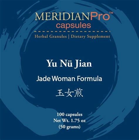 Yu Nu Jian Capsules Meridian Pro Kamwo Meridian Herbs Remedies