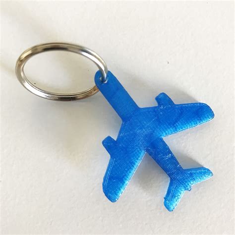 Free Stl File Plane Keychain Or Pendant・3d Print Object To Download・cults