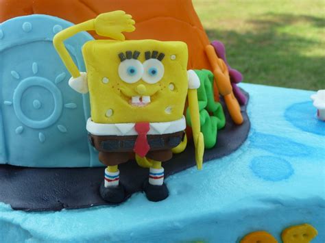 bikini bottom birthday cake