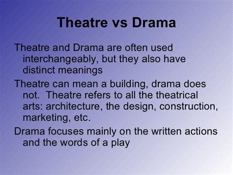 Theaterical Play