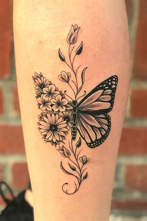 Stunning Butterfly Tattoos Butterflyandflowerdrawing