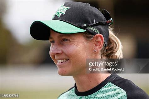 Meg Lanning Of The Stars Speaks Before The Wbbl Match Between News Photo Getty Images