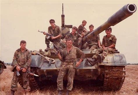 Rhodesian Army With One Of 8 Ted T 55s And Akms Assault Rifles