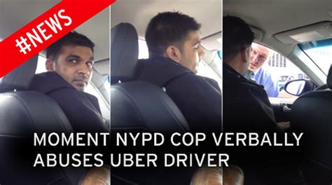 police officer screams at uber driver in abusive rant caught on camera by shocked passengers