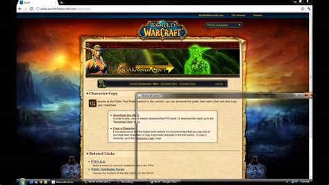 World Of Warcraft Ptr Full Download And Sign In Tutorial Youtube