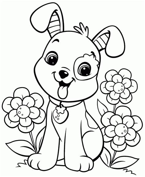 Printable Coloring Pages Cartoon Animals Coloring Home