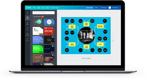 Free Online Concept Map Maker Design Custom Concept Maps In Canva