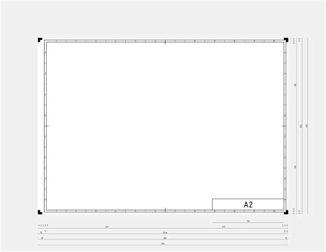 Clipart Din A2 Technical Drawing Format