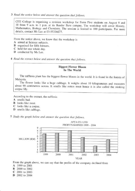 Sijil pelajaran malaysia o.e.t individual profile assessment 1 2 3 form model no. SPM 1119 English Thinkers: SCHOOL TERM 1: EXERCISE