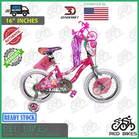 Dynacraft Barbie 16 Bike Pink 100 Original Sports Equipment Bicycles And Parts Bicycles On