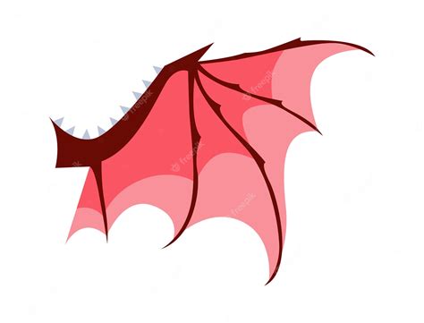 Premium Vector Dragon Wing Icon Vector Illustration