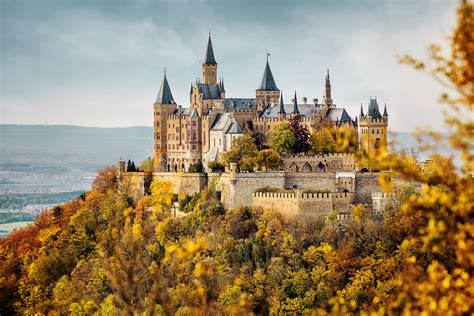 Burg Hohenzollern Im Herbst Foto And Bild Architektur Schlösser
