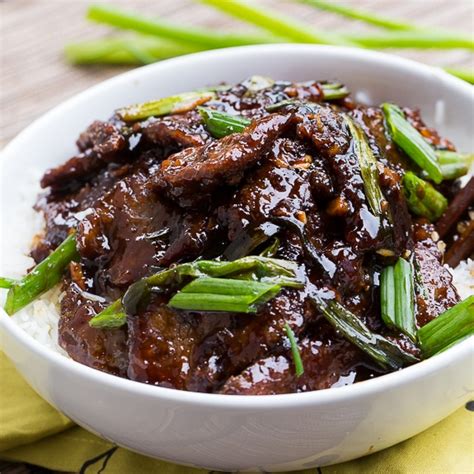 It's almost an exact replica of pf chang's recipe! Mongolian Beef (PF Chang's copycat) - Spicy Southern Kitchen
