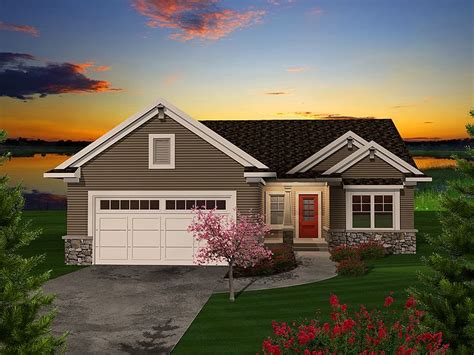 Empty Nester House Plans Affordable Empty Nester Home Plan 020h