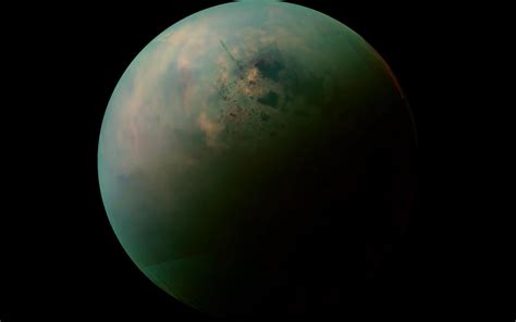 The radius of the titan moon is 2575 km, and its gravity is 1.352 m/s². A molecule found on Saturn's moon Titan could foster life