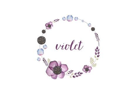 Violet Name Flower Tattoo Violet Flower Tattoos Girly Fonts