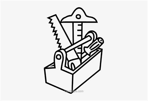Tool Box Clipart Black And White