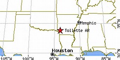 Tollette, Arkansas (AR) ~ population data, races, housing & economy