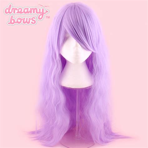 Buy Long Crimped Mermaid Wig Purple At Dreamy Bows