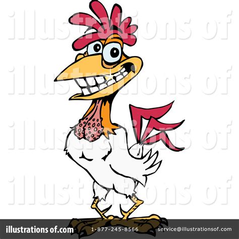 Rooster Clipart 34810 Illustration By Dennis Holmes Designs
