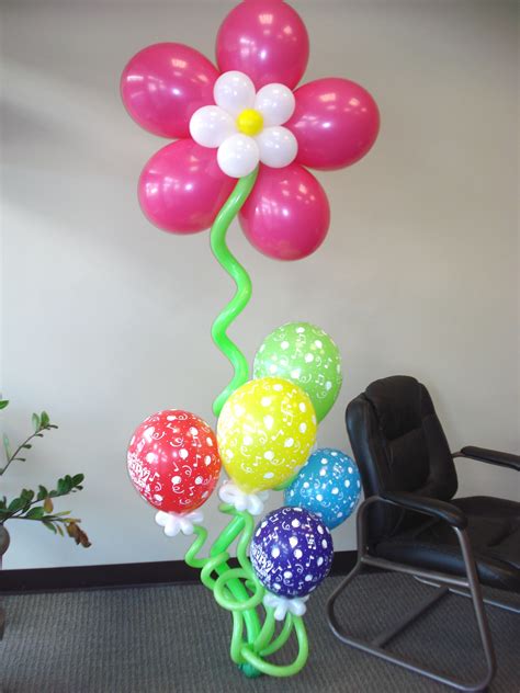 A Birthday Balloon Bouquet I Made ~ Chris Balloon Flowers Balloon Diy