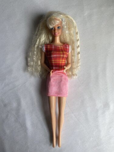 Barbie Twist N Turn Doll 1976 Head 1966 Body Mattel Blonde Crimped Hair Ebay