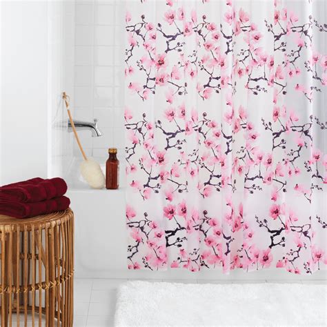 Mainstays Cherry Blossom Floral Peva Shower Curtain 70 In X 72 In