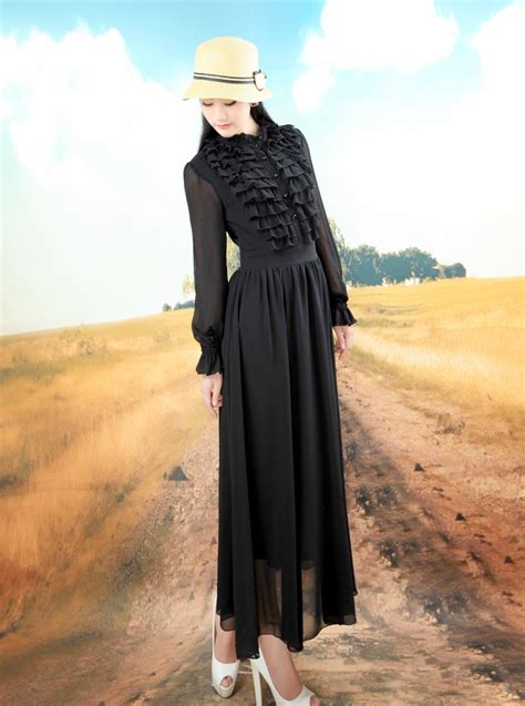 Duchess Fashion Malaysia Online Clothes Shopping Black Beauty Layered